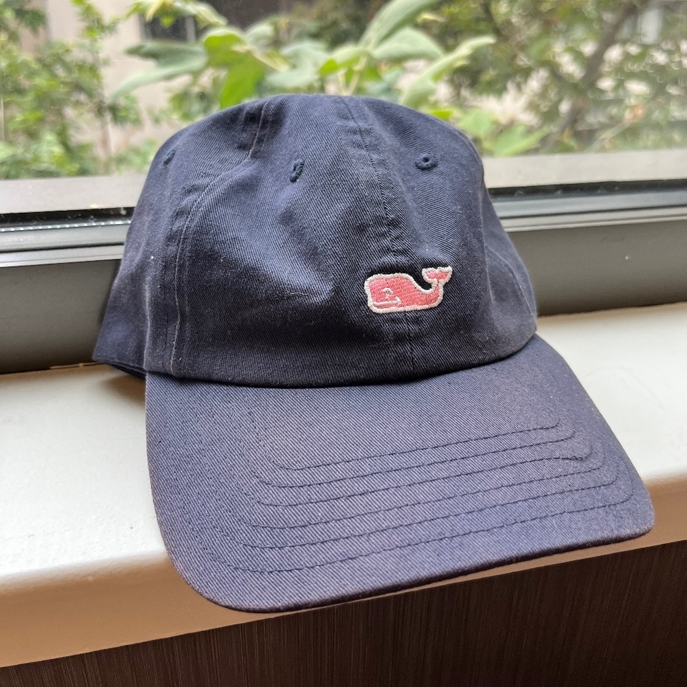 Vineyard Vines Classic Logo Baseball Hat (Vineyard Navy Blue)